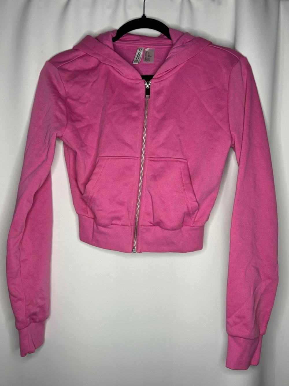 Pink Zip-Up Hoodie